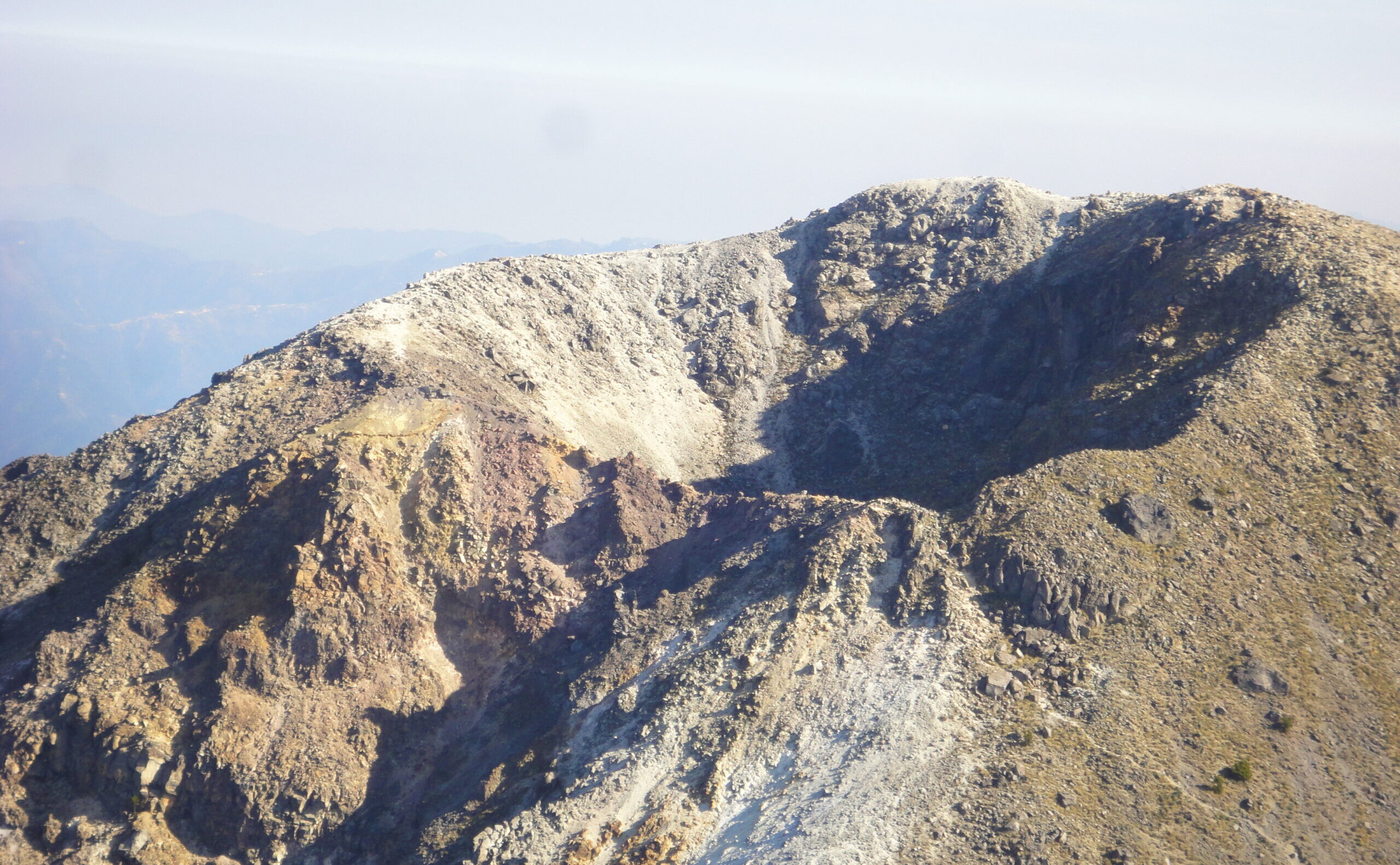 Done shots of the crater at Tajumulco guatemala