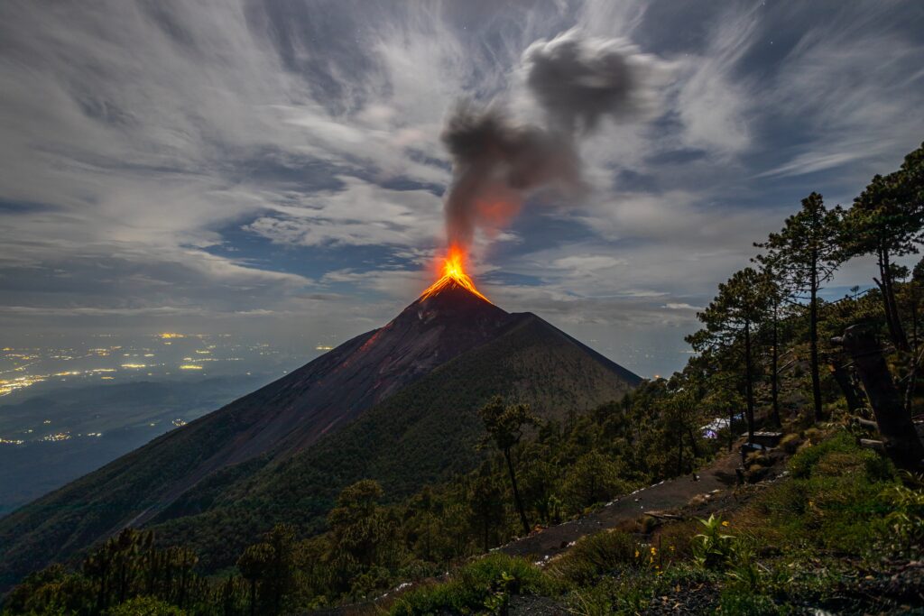 volcán de fuego guatemala