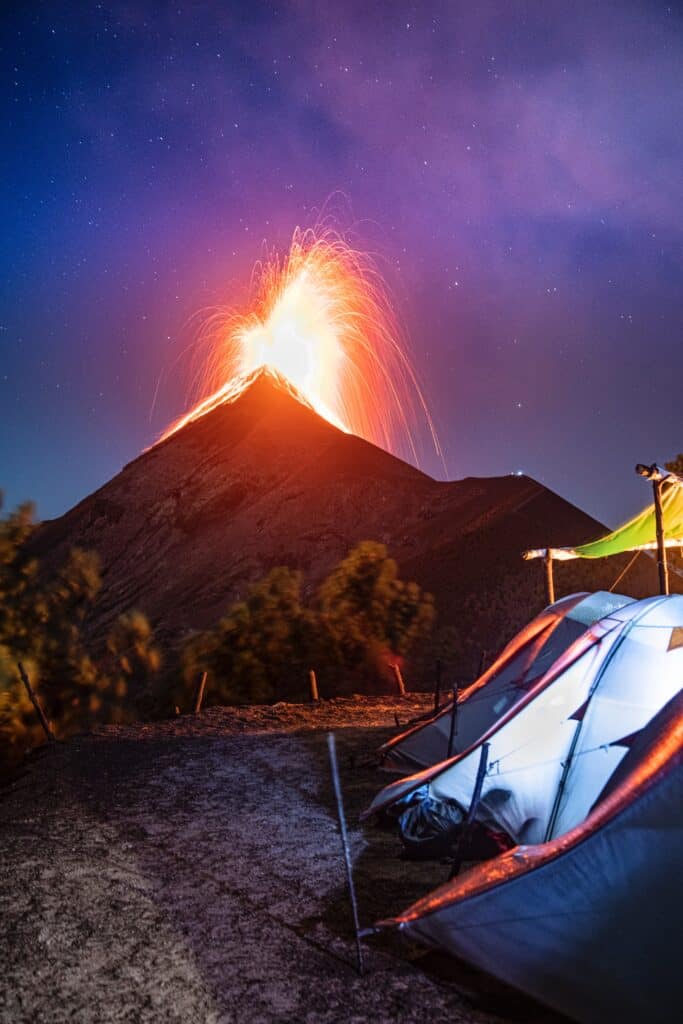 volcán de fuego - acatenango hike