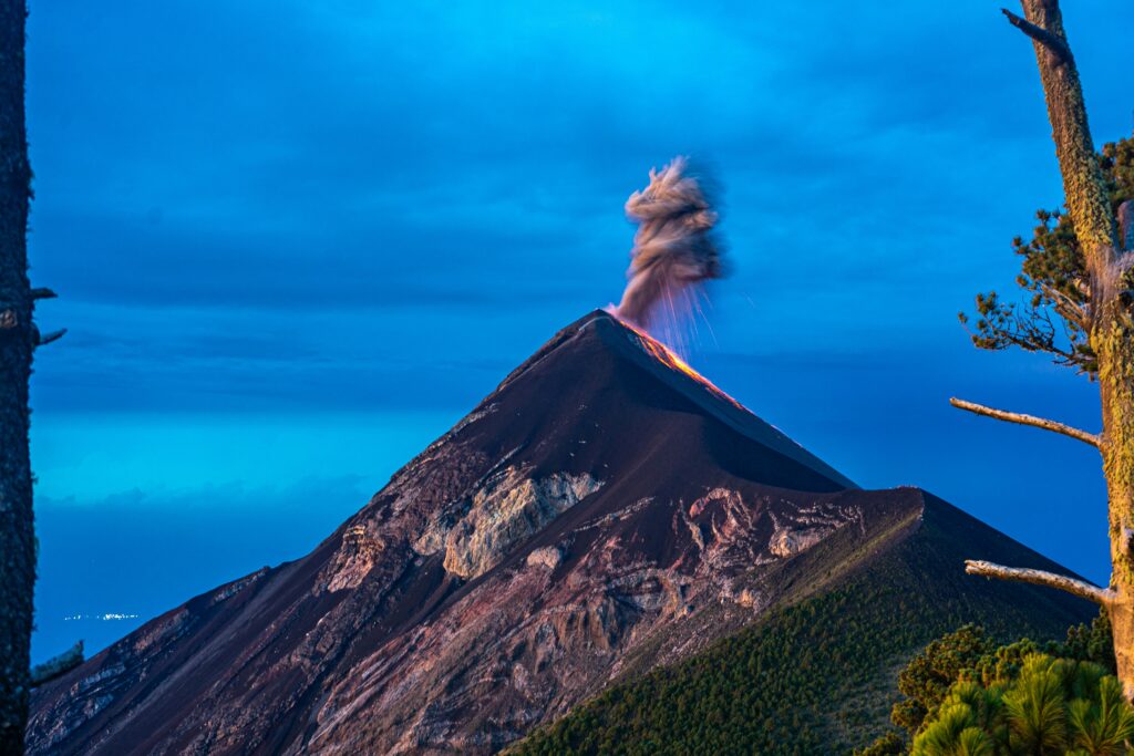Acatenango volcano.