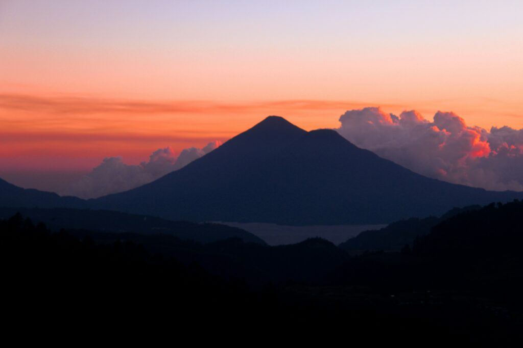 Atitlán Volcano - lake atitlan volcanoes