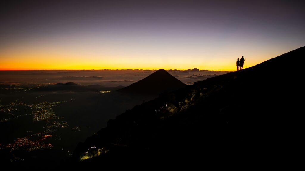 overnight volcano hike guatemala