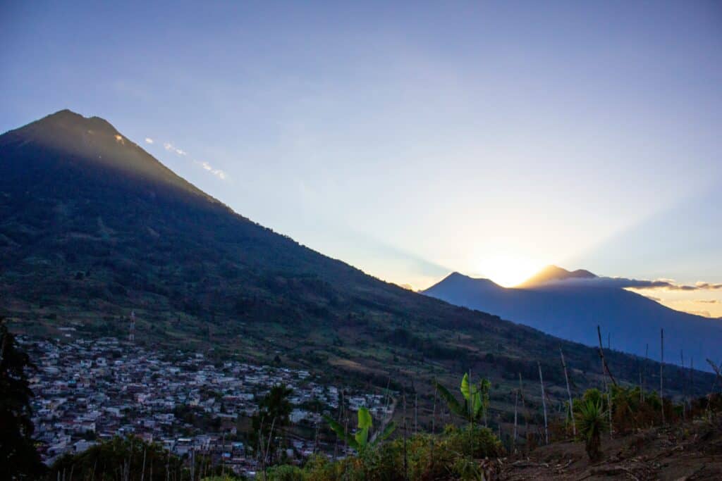 volcán de agua guatemala