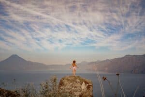 volcanoes around lake atitlan