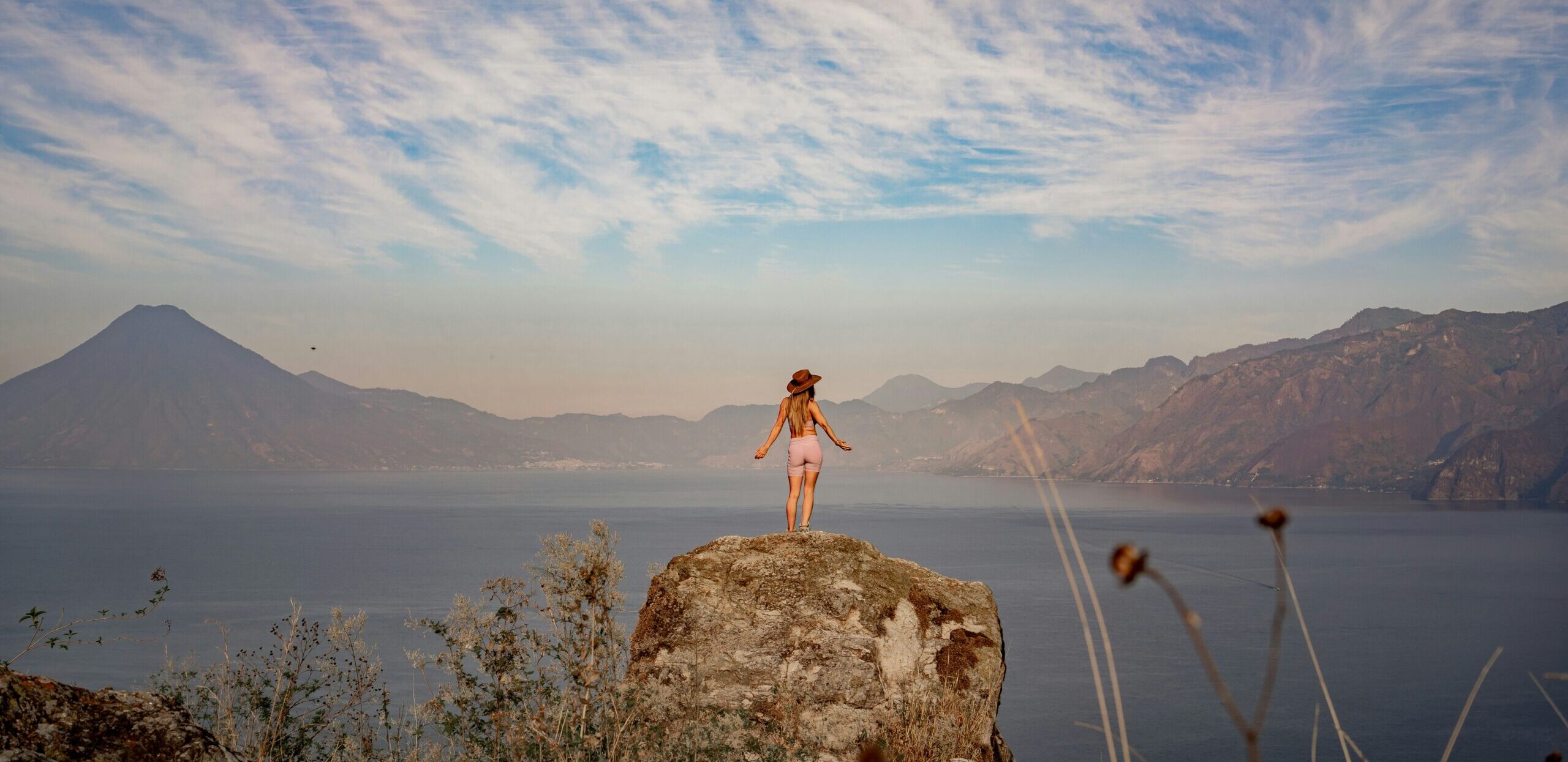 volcanoes around lake atitlan