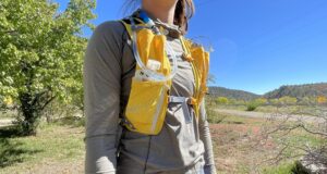 hydration pack for volcano hike in Guatemala