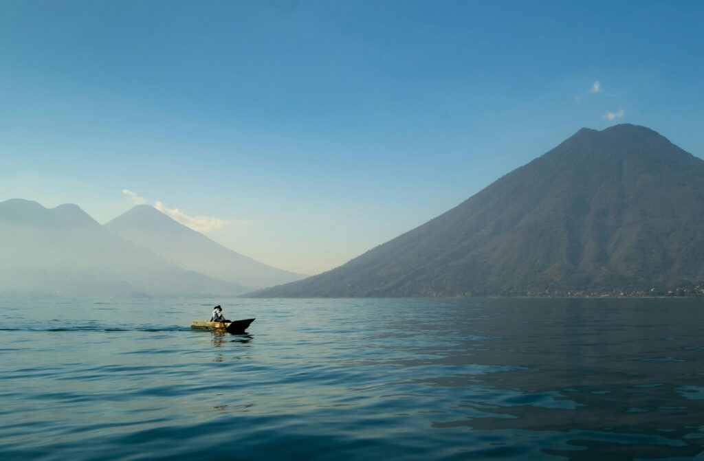 San Pedro Volcano vs. Atitlán volcano