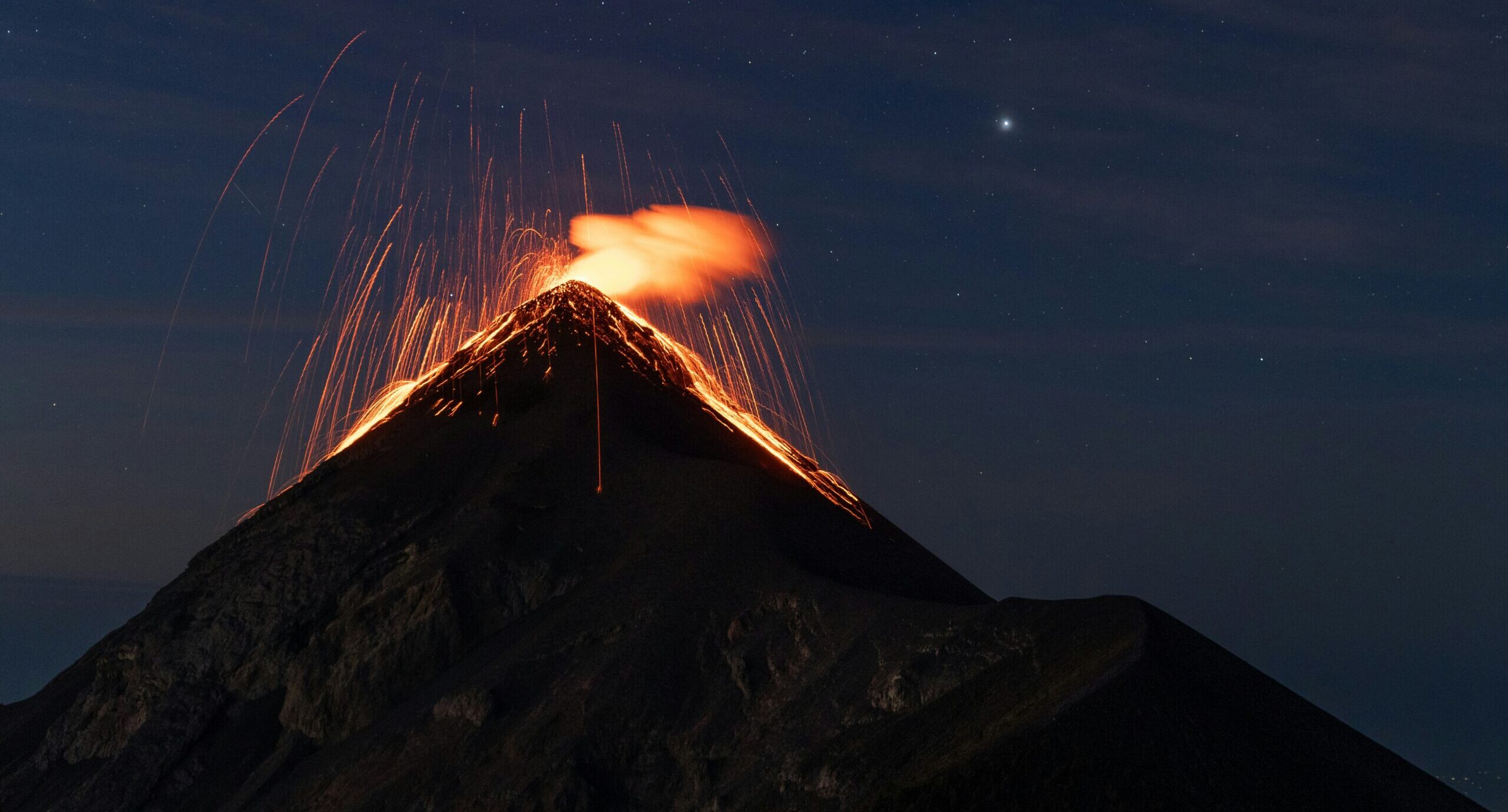 Acatenango and Fuego hike.