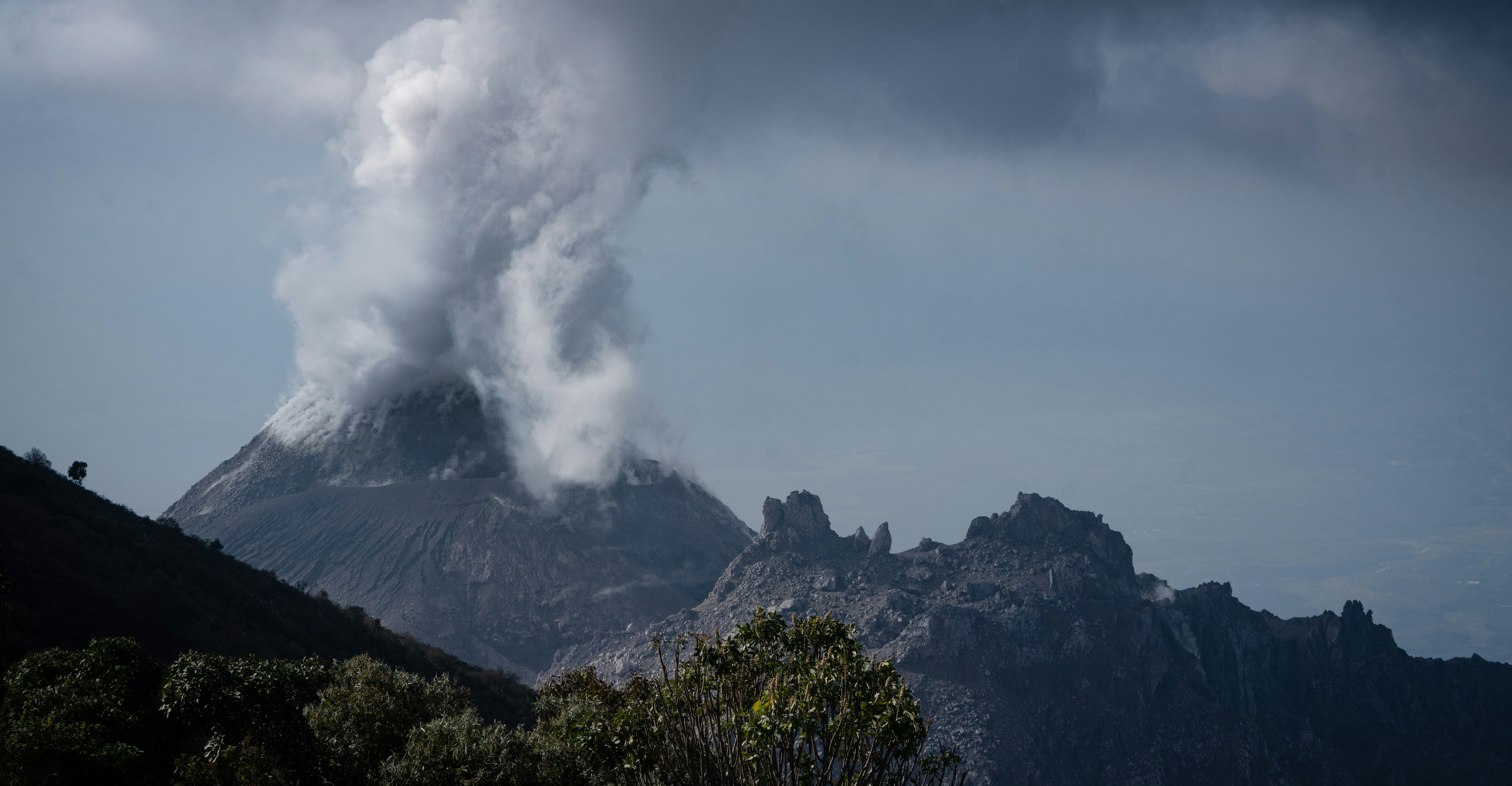 Santa Maria Volcano Guatemala​ and Santiaguito Volcano
